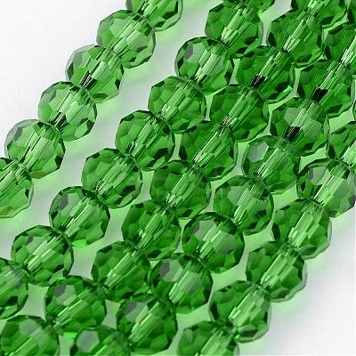 Transparent Glass Bead Strands GLAA-G013-10mm-M-1