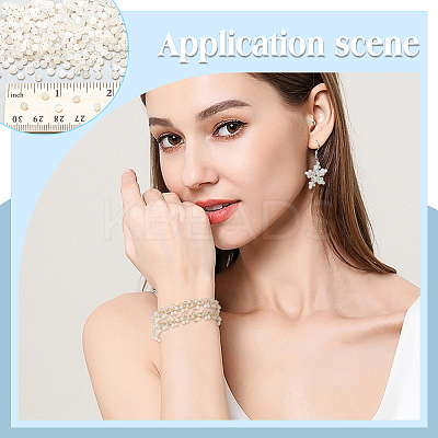 2 Strands Natural White Moonstone Beads Strands G-NB0005-78-1