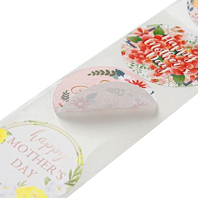 Mother's Day 8 Styles Stickers Roll DIY-H166-04-1