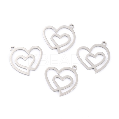 Non-Tarnish 201 Stainless Steel Pendants STAS-K003-03P-1