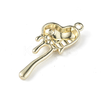 Alloy Rhinestone Pendants ALRI-E007-01LG-1