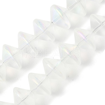 Electroplate Glass Beads Strands EGLA-G038-01A-HR03-1