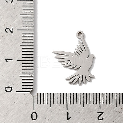 Non-Tarnish 5Pcs 201 Stainless Steel Pendants LS-STAS-Z068-05P-1