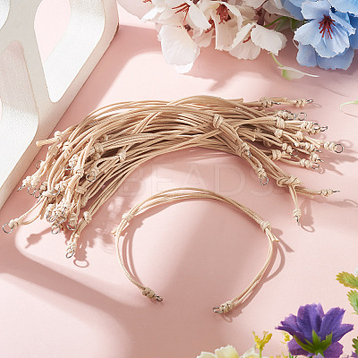 20Pcs Waxed Polyester Cord Bracelet Making AJEW-TAC00098-1