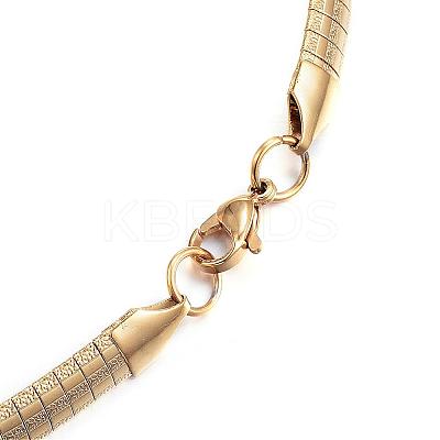 304 Stainless Steel Necklaces NJEW-E080-05G-1