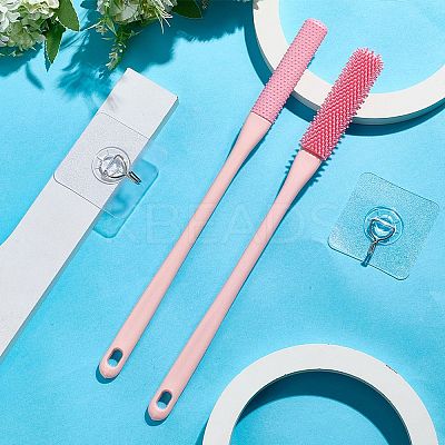 2Pcs PP Plastic Clean Brushes AJEW-CN0004-14A-1