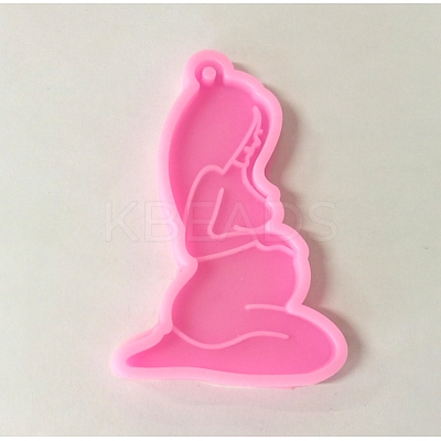 Mother with Heart DIY Pendant Silicone Molds SIMO-PW0001-330C-1
