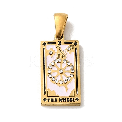 304 Stainless Steel Pendants STAS-C100-02E-G-1