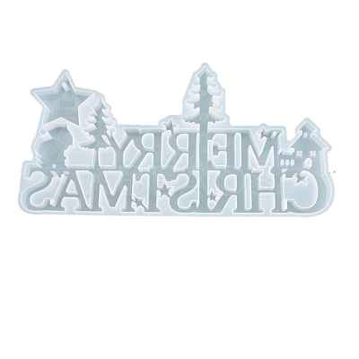 Christmas DIY Pendant Silicone Molds DIY-D049-08-1