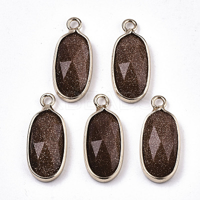 Synthetic Goldstone Pendants G-N326-45C-1