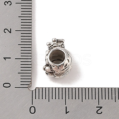 Tibetan Style Alloy European Beads TIBE-Q090-71AS-1