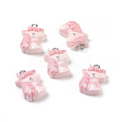 Opaque Resin Pendants RESI-J023-14A-1