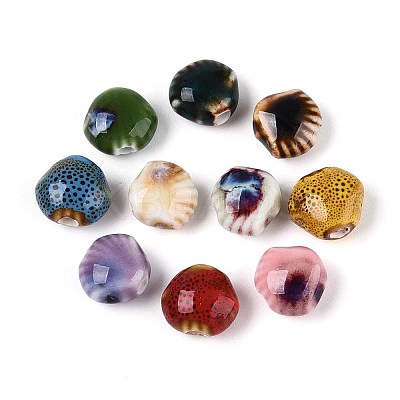 Handmade Porcelain Ceramic Beads PORC-T133-29M-1