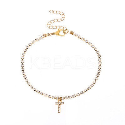 Fashionable and Creative Rhinestone Anklet Bracelets DA6716-20-1