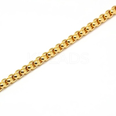 304 Stainless Steel Venetian Chain Necklace Making X-STAS-A028-N031G-1