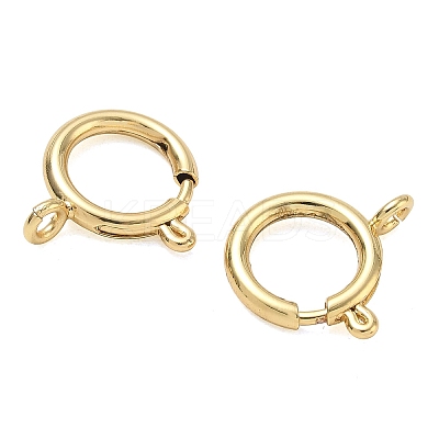 Brass Spring Ring Clasps KK-CBA1AE8-05E-G-1