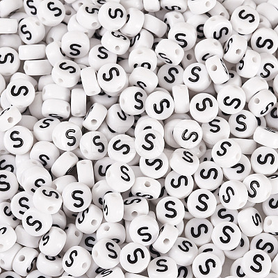 500Pcs Acrylic Beads SACR-TA0001-55S-1