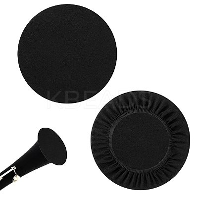 2PCS Cloth with Soft Nap Mute Cap AJEW-GF0003-54A-1