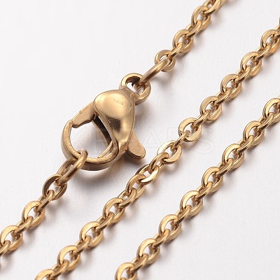 Ion Plating(IP) 304 Stainless Steel Necklace LS-MAK-K004-20G-1
