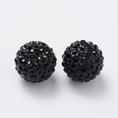 Grade A Rhinestone Pave Disco Ball Beads RB-Q103-11-1