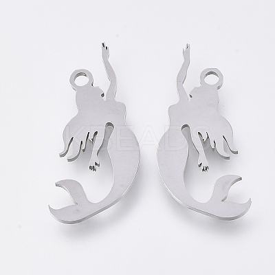 Tarnish Resistant 201 Stainless Steel Pendants LS-X-STAS-S110-004P-1
