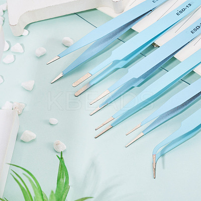 201 Stainless Steel Beading Tweezers Sets TOOL-TA0001-15C-1