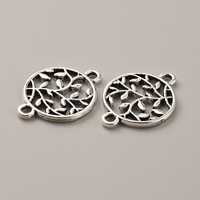 Tibetan Style Zinc Alloy Connector Charms LS-FIND-WH0145-29AS-1