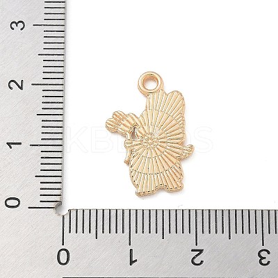Alloy Enamel Pendants ENAM-A008-04KCG-02-1