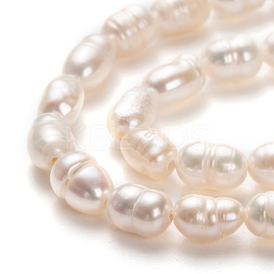 Natural Cultured Freshwater Pearl Beads Strands PEAR-J005-60-1