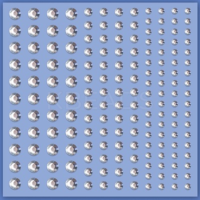 Acrylic Rhinestone Facial Stickers LS-PW-WG72147-01-1