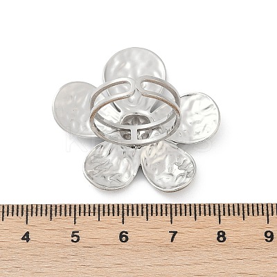 304 Stainless Steel Cuff Rings RJEW-D306-07P-1