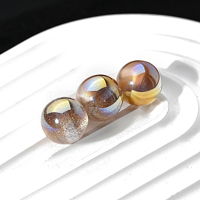 30Pcs Gradient Color Opaque Resin Beads PW-WG675F3-08-1