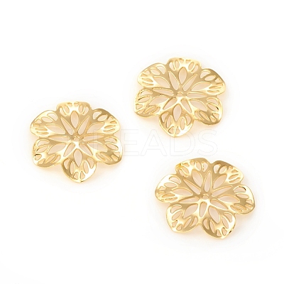 Brass Filigree Joiners Links X-KK-I669-15G-1