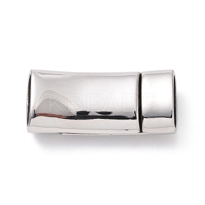 Tibetan Style 304 Stainless Steel Magnetic Clasps with Glue-in Ends LS-STAS-G276-28AS-1