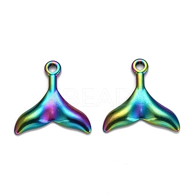 Ion Plating(IP) 304 Stainless Steel Charms LS-STAS-F249-14M-01-1