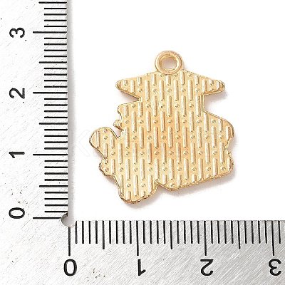 Graduation Season Alloy Enamel Pendants ENAM-R147-08B-G-1