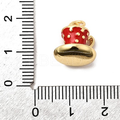 Brass Enamel Charms KK-A268-11G-02-1
