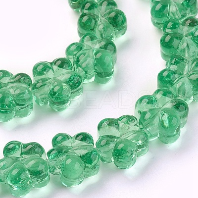 Handmade Lampwork Beads Strands LAMP-P051-F02-1
