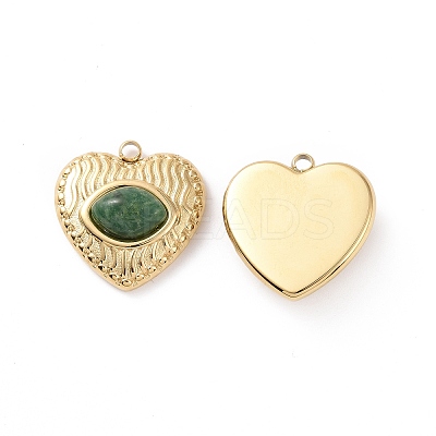 Natural & Synthetic Gemstone Mixed Gemstone Pendants STAS-J400-03G-1