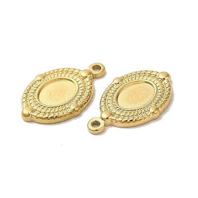 Ion Plating(IP) 304 Stainless Steel Pendant Cabochon Settings STAS-L020-033G-1