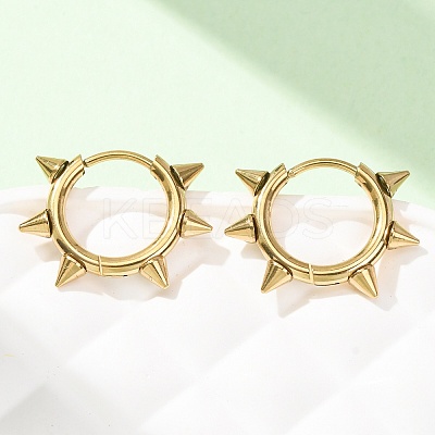 201 Stainless Steel Hoop Earrings for Women SA-CBA8B85-15G-1