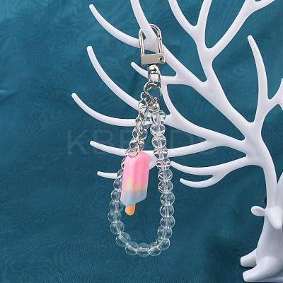 Rainbow Resin Pendants X-CRES-S359-30-1