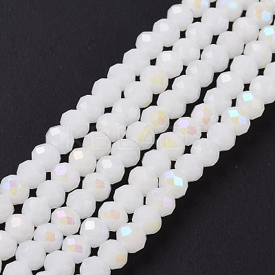 Electroplate Glass Beads Strands EGLA-A034-J1mm-L08-1