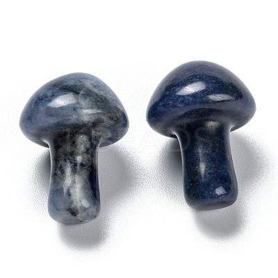 Natural Sodalite Mushroom Gua Sha Stone G-L570-A05-1