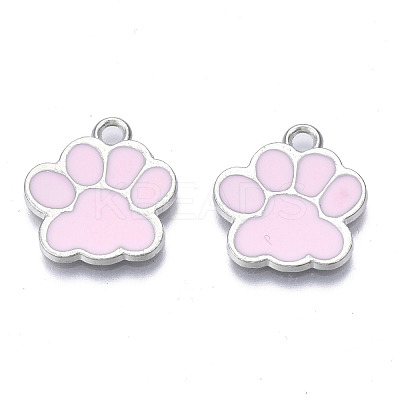 Alloy Enamel Pendants ENAM-T016-22P-RS-1