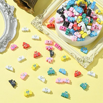200Pcs Handmade Polymer Clay Beads CLAY-CJ0001-91-1