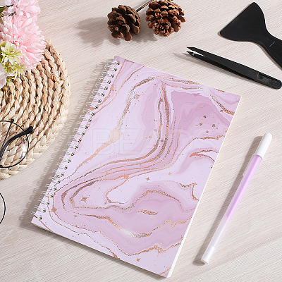 Sticker Collecting Loose-leaf A5 Spiral Bound Notebook AJEW-CP0007-84B-1