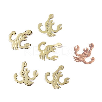 Twelve Constellations Thene Brass Cabochon MRMJ-WH0070-42G-08-1