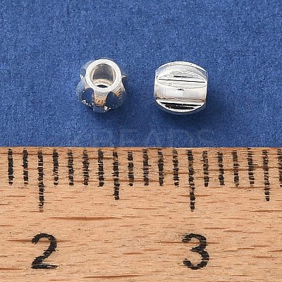 Rack Plating Brass Beads KK-K381-15S-1