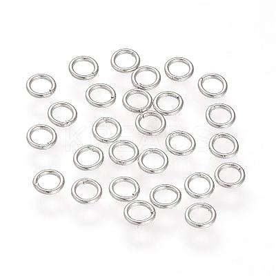 304 Stainless Steel Closed Jump Rings STAS-S066-16-6mm-1